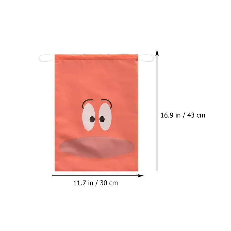 

4pcs Clothes Storage Bags Drawstring Bags Large Capacity Clothes Container for Travel Shoes Home