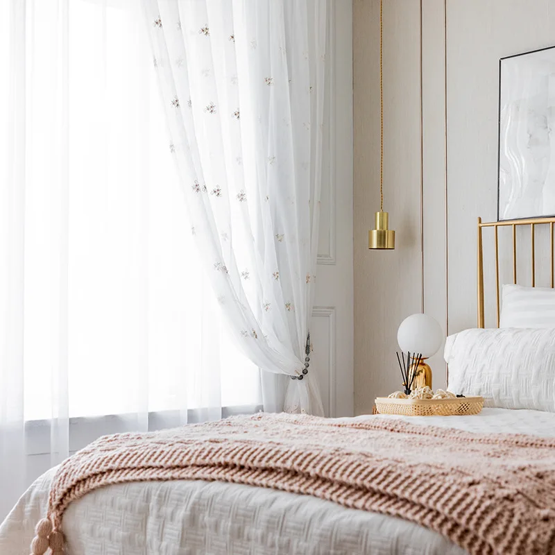 Американский Стиль светильник прозрачная Шторы кружевные розовые комбинезоны с