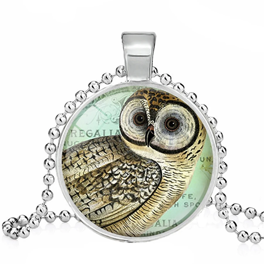 Черная птица ожерелья черная кулон с вороном жуткая ворона фото стеклянный купол