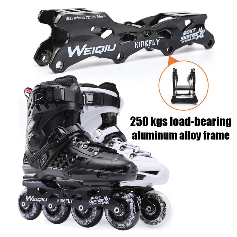 2021 Профессиональные черные белые скоростные роликовые коньки для мужчин женщин