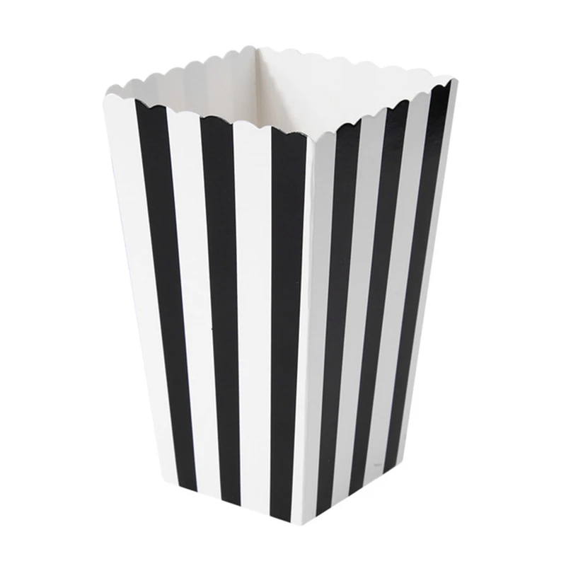 12 шт. подарочные коробки для конфет попкорна свадебных торжеств волнистые круги