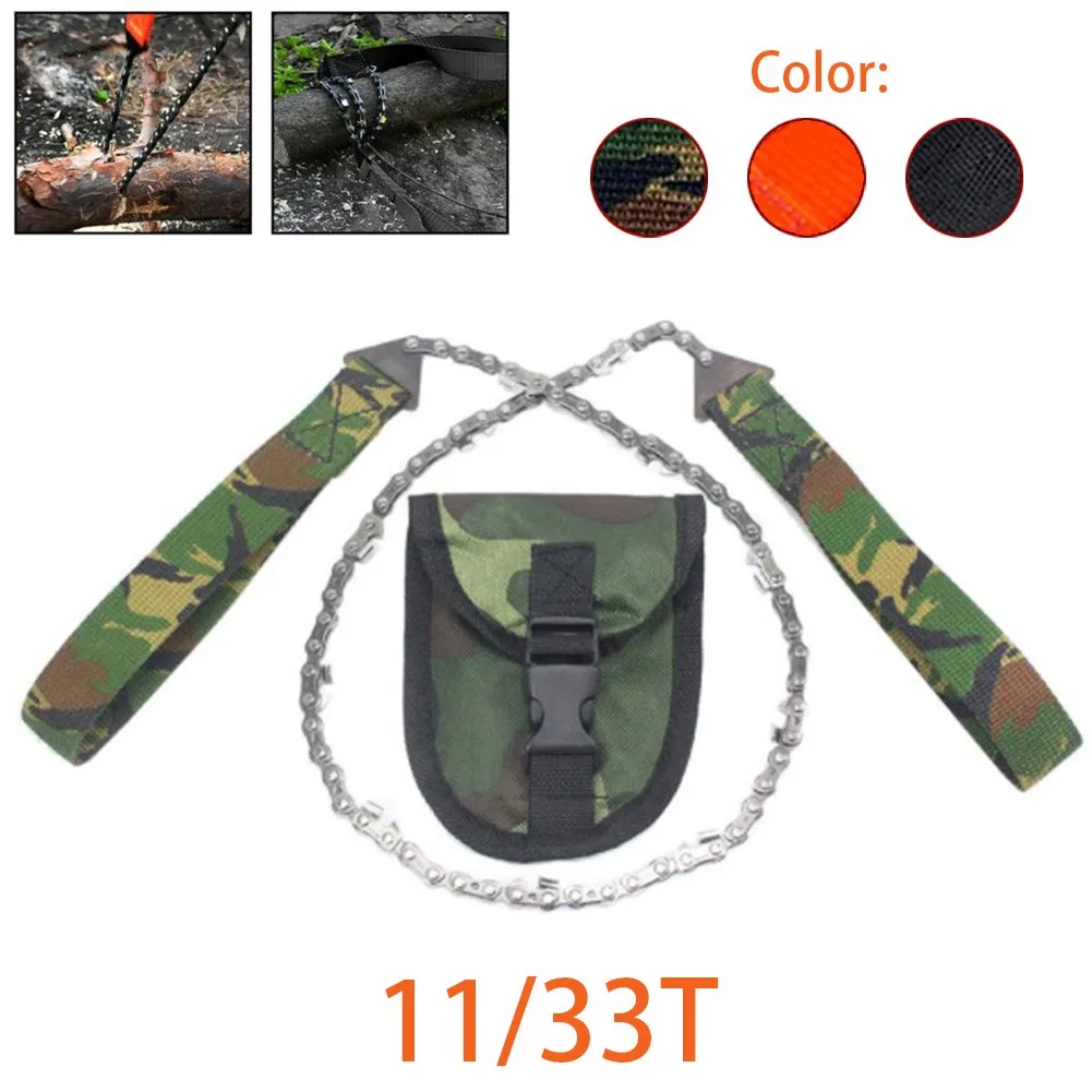 Карманная цепная пила для экстренного выживания кемпинга рыбаков ручной