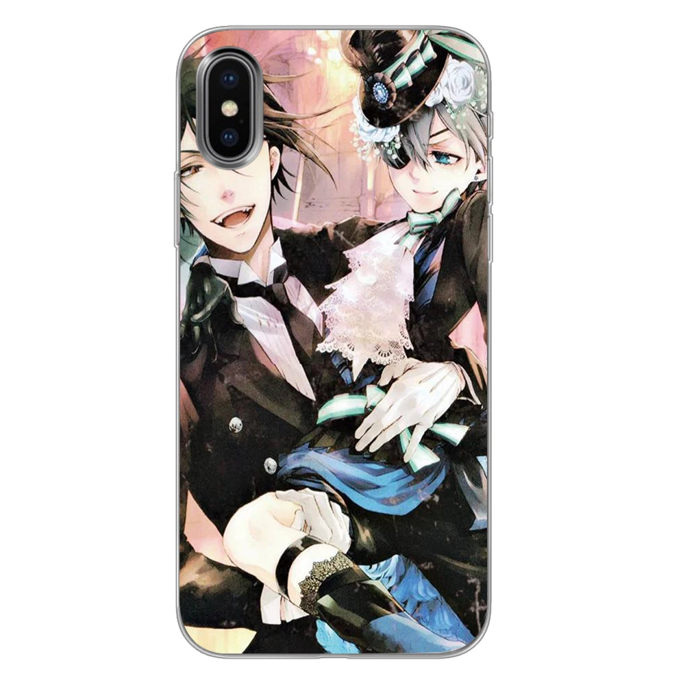 Черные силиконовые чехлы для телефонов Butler для iPhone 5 5S SE 6 6s 7 8 Plus X XS Max XR задняя крышка - Цвет: 9
