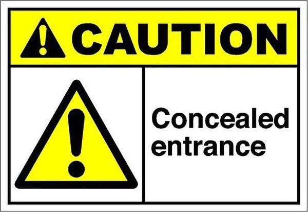 

Жестяной знак со скрытым входом, винтажный алюминиевый Ретро металлический знак, железная живопись, винтажный знак для украшения стен