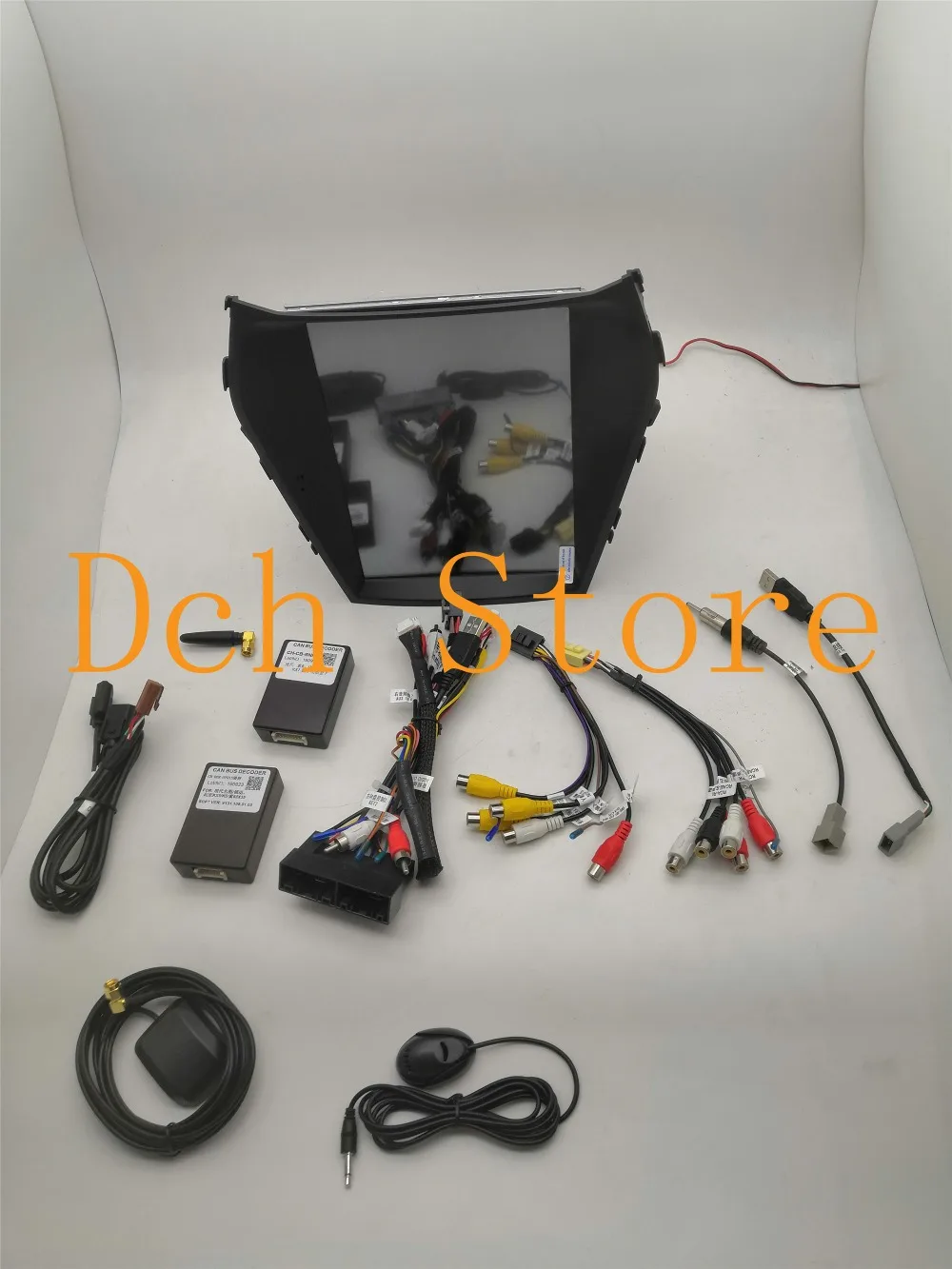 10,4 ''Tesla стиль Android 8,1 автомобильный DVD gps плеер для hyundai santa Fe Ix45 2013 PX6 CARPLAY ips