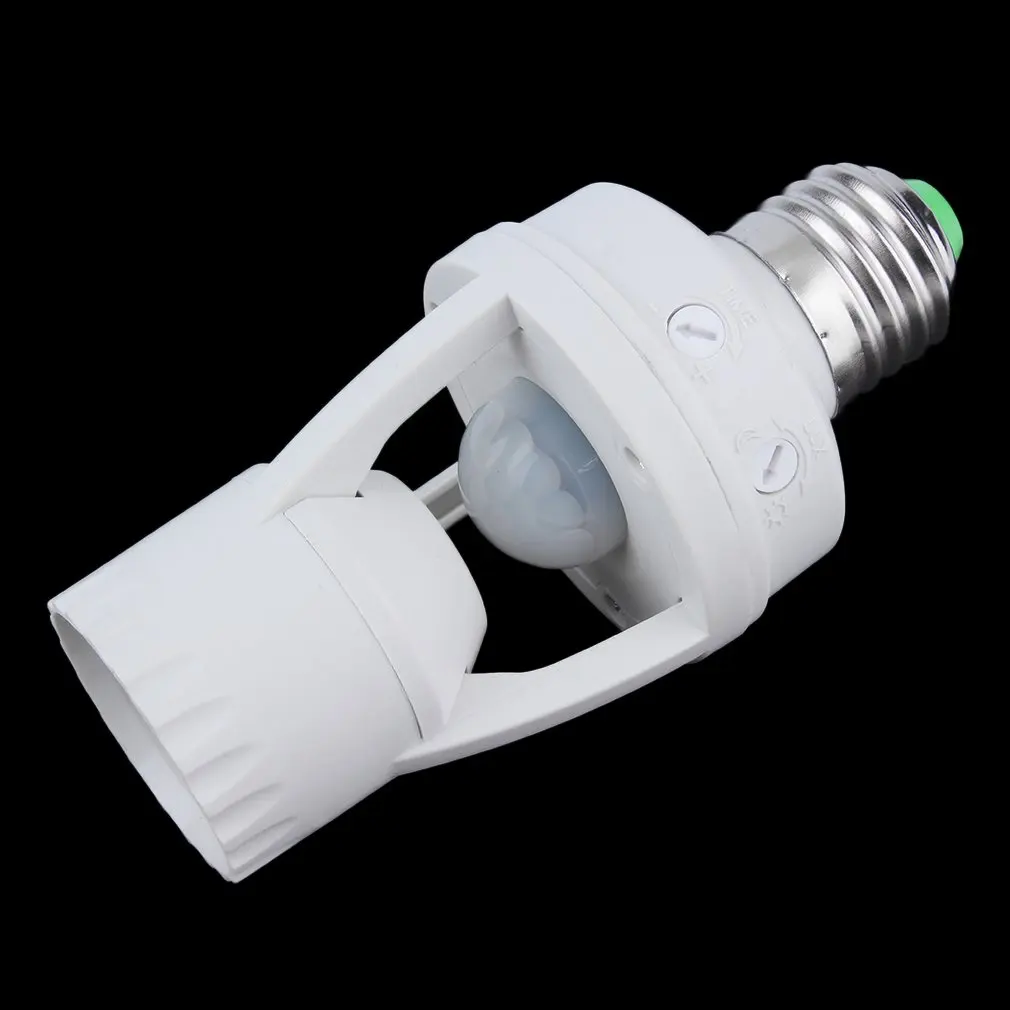 E27 Plug 360 градусов PIR индукционный движения Сенсор инфракрасный детектор