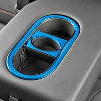 sbtmy stainless steel automobile rear drainage cup frame decorative frame for volkswagen t roc 2018 accessories