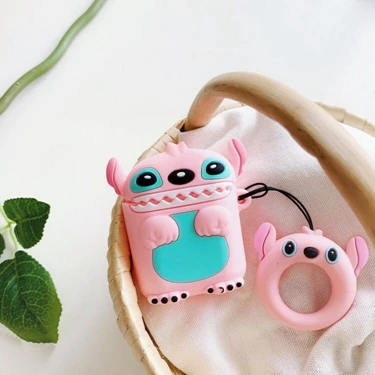 Чехол для AirPods с милым мультяшным динозавром/авокадо, фри/Кактус, силиконовый чехол для Air pods 2, Bluetooth, чехол для наушников - Цвет: A2