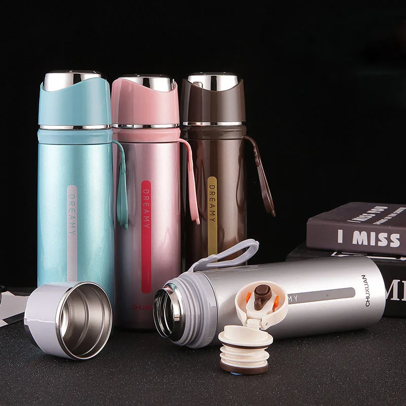

Stainless Steel Liner Insulation Cup Male and Female Students Adult Direct Drinking Portable Water Cup kettle Coffee Thermo