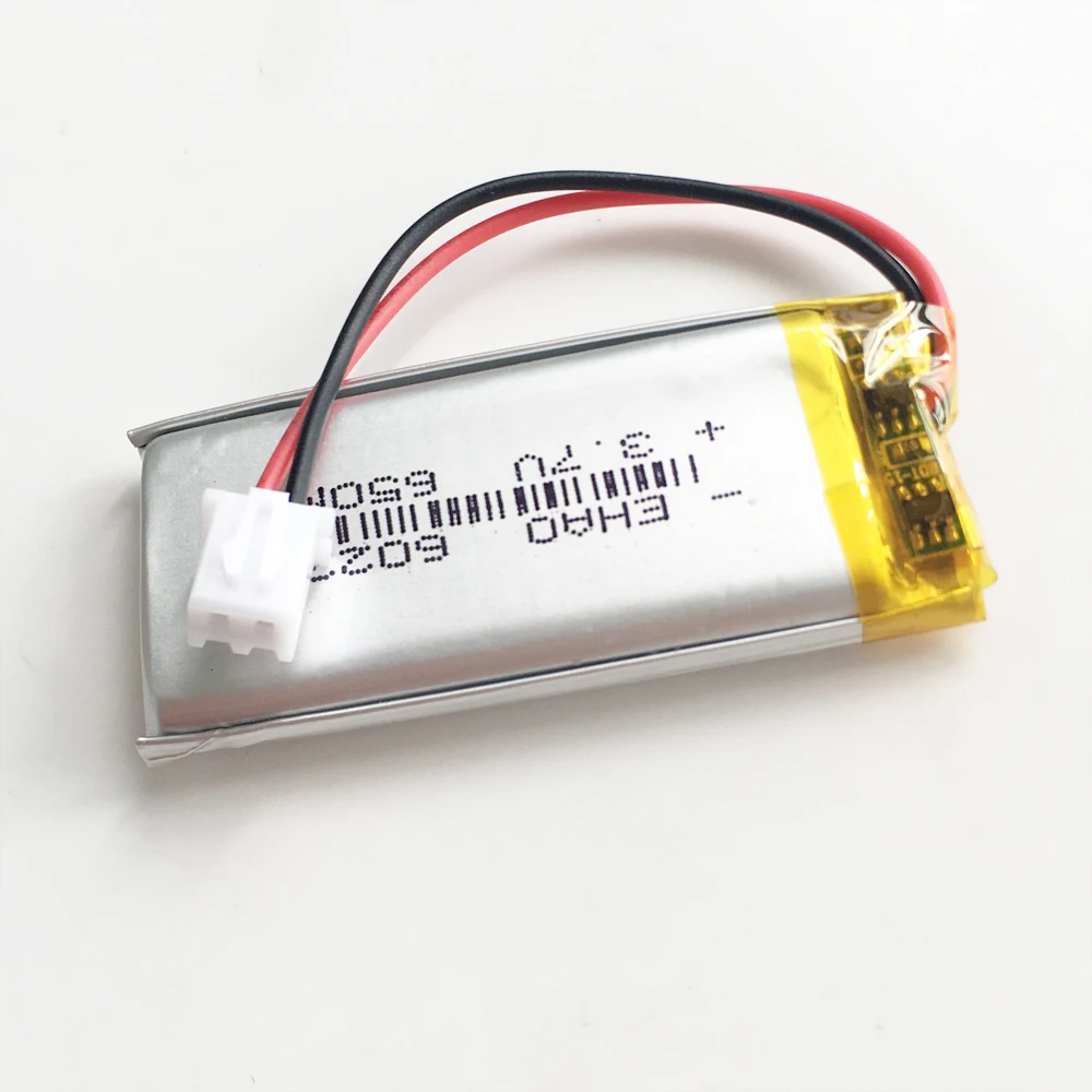 602248 3 7 V 650mAh литий полимерный Перезаряжаемые Батарея + JST XHR 2 54 мм 2pin разъем для Mp3 GPS