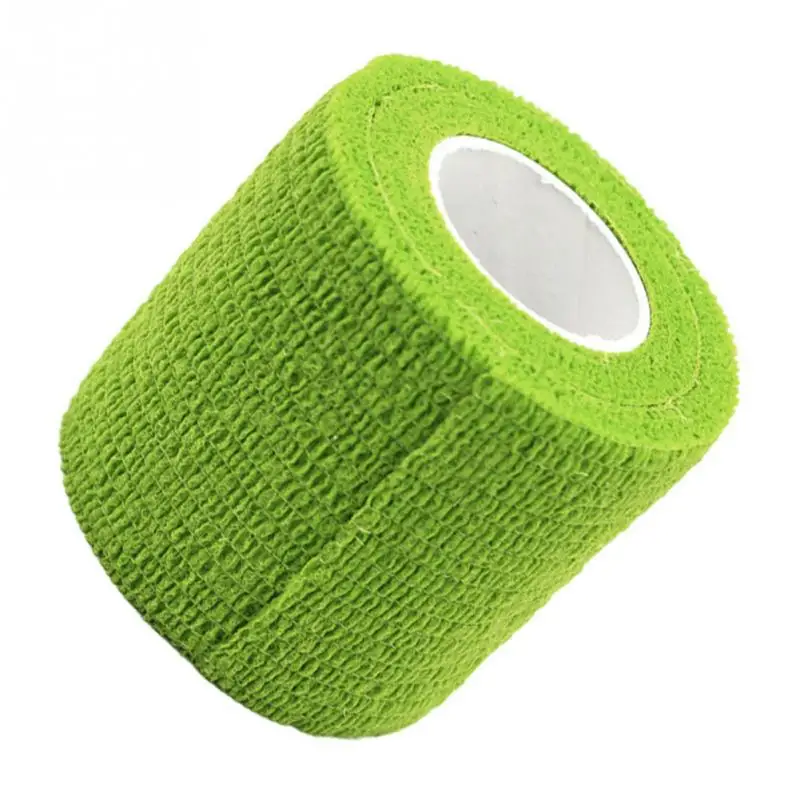 Green 1 шт., 5*450 см, цветная самоклеящаяся лента, самоклеющаяся лента, бандаж, селфи-ручка, рулон для тату-бандаж, 6 цветов - Цвет: Green