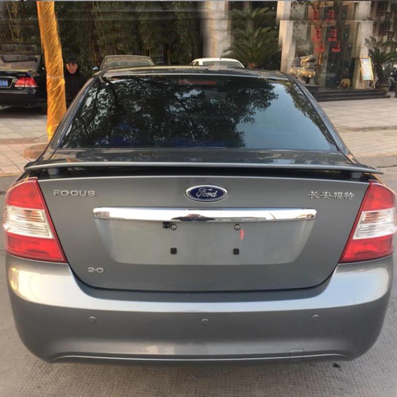 Подходит для Ford Focus спойлер 2009 2010 2011 Автомобильный ABS пластиковый Неокрашенный