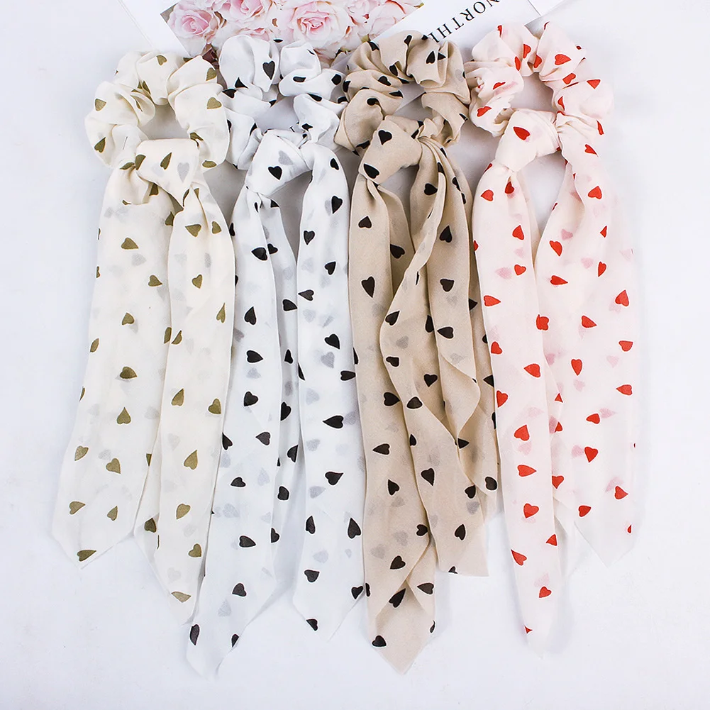 Новинка 2019 Леопард Луна маленькие точки печати резинки шифон упругий лук для