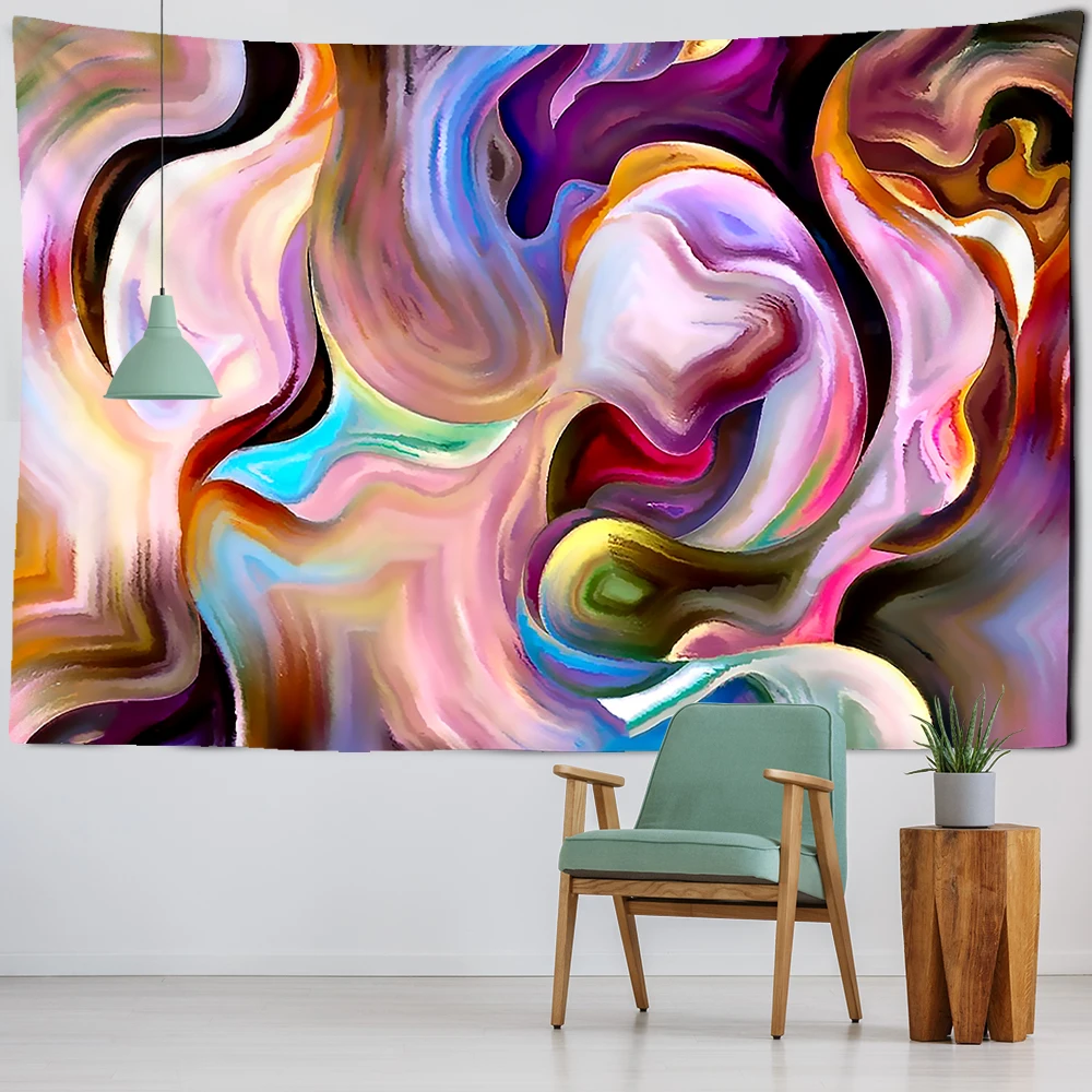 

Fantasy abstract tapestry Hippie tapestry wall hanging Bohemian home decoration art tapestry