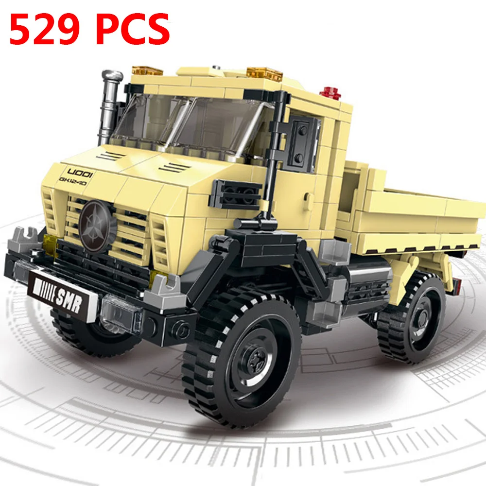 Конструктор вилочный погрузчик из АБС пластика Инженерная модель автомобиля