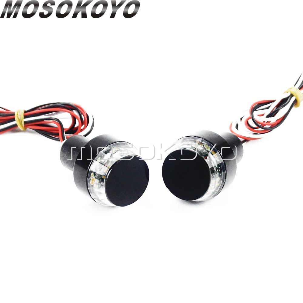 2 шт./пара мотоцикл 7/8 &quotстойку руля световой индикатор для Yamaha Сузуки Кавасаки 22