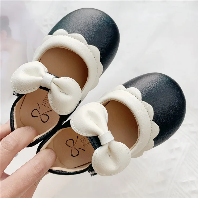 Новинка весны 2020 кожаная обувь для девочек Корейская Мягкая Детская принцессы