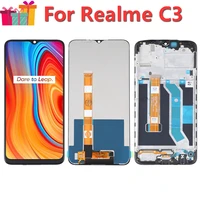 original for oppo realme c3 lcd display touch screen digitizer for realmec3 rmx2027 rmx2021 rmx2020 lcd replacement