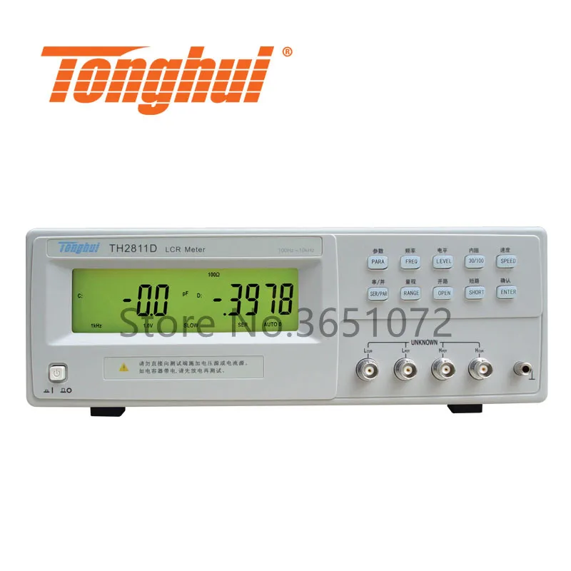 Цифровой Измеритель LCR TH2811D с частотой 100 Гц 120 1 кГц 10 кГц|th2811d|lcrlcr meter |