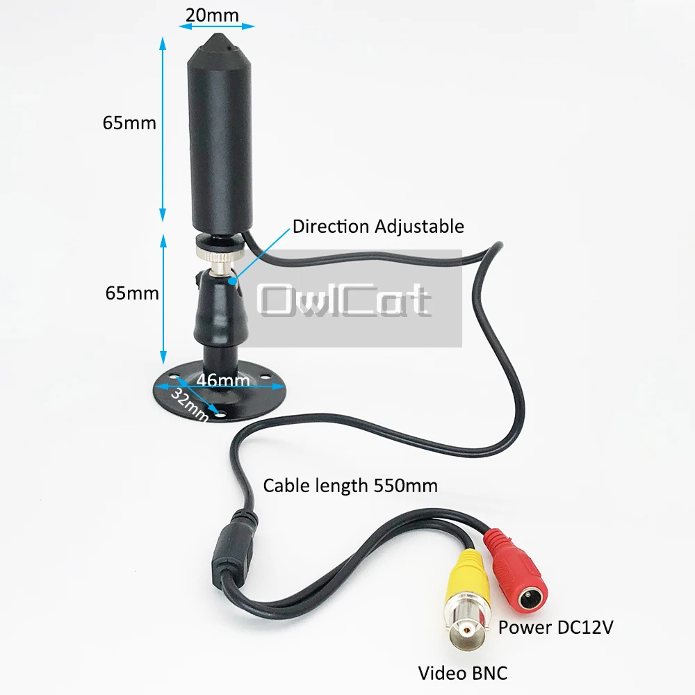 Аналоговая камера видеонаблюдения высокого разрешения AHD 1080P 2 МП объектив 3 7 мм