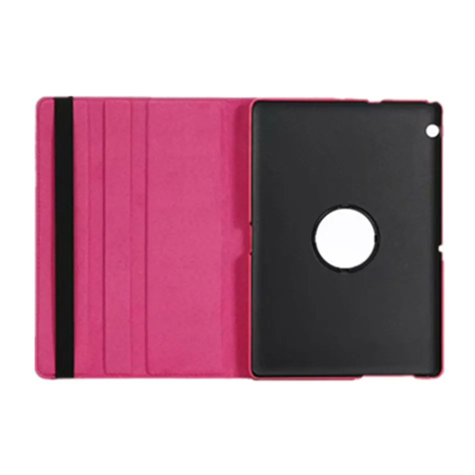 Фото Вращающийся на 360 градусов чехол Litchi для Huawei MediaPad T3 10 AGS-W09 AGS-L09 AGS-L03 9,6 дюйма, планшет Funda для Honor Play Pad 2 9,6 + ручка №3