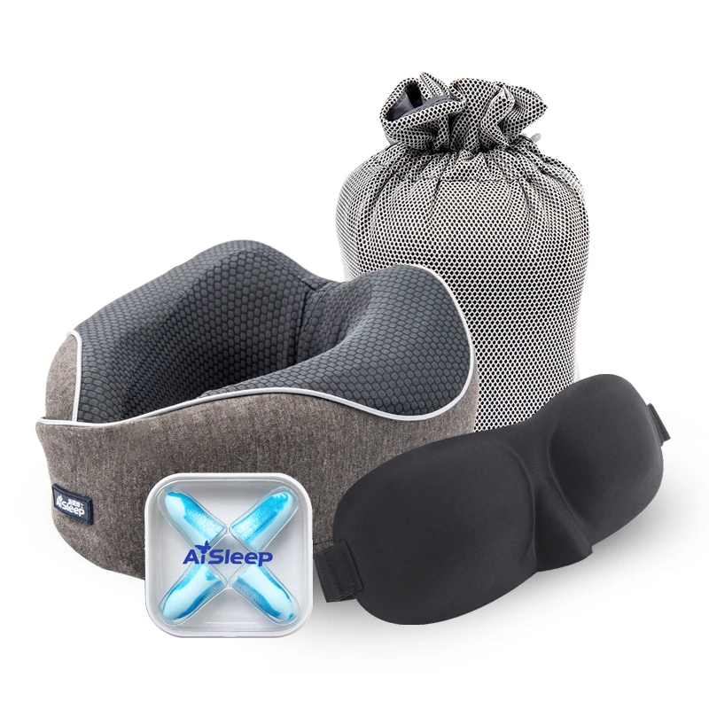 2020 New Idea Amazon Aisleep Outdoor Neck Pillow Memory Foam Custom LogoTravel Travel Scarf With Hood | Дом и сад