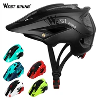 west biking cycling helmet mtb road mountain helmet ultralight integrally molded safety breathable bicycle bike helmet for men