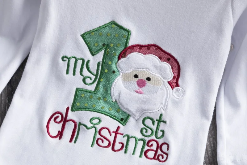 Рождественское платье для маленьких девочек детское первого дня рождения