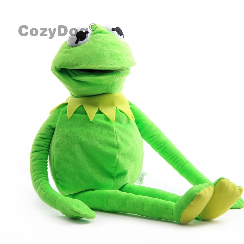

60 cm Kermit the Frog The Muppet Show Anime Sesame Street Frog Hand Puppet Doll New Arrivals Women Baby Kids Birthday Gift