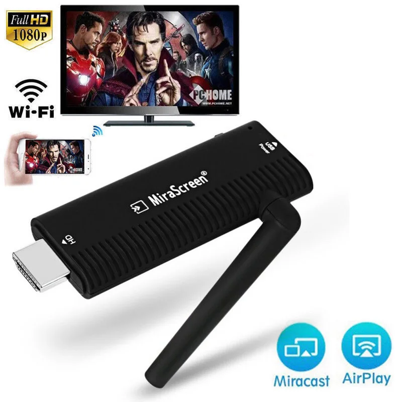 Беспроводной Wi Fi HDMI видеоадаптер адаптер аудио видео к ТВ проектору для iPad iPhone 8