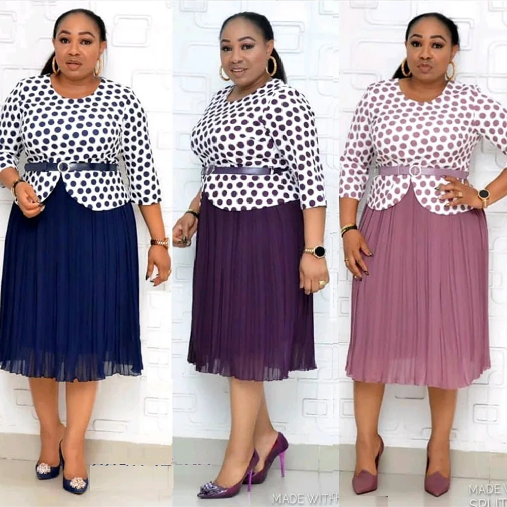 

African Women Plus Size Print Two Pieces Sets Top And Skrit African Clothes For Women African Clothing Spring Autumn Elegent