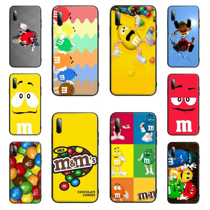 

Chocolate M&Ms Food Phone Case for Samsung A30S A31 A40 A50S A51 A70 A80 nax fundas cover