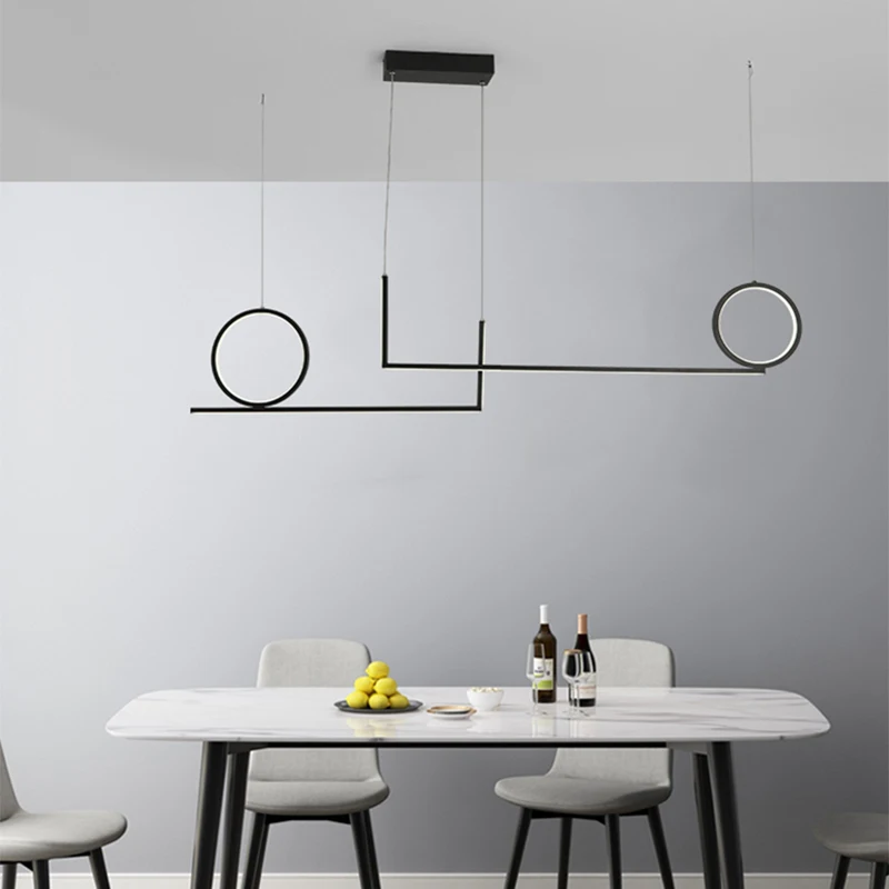 

Stylish Modern led pendant lights lamp for dining room kitchen room bar shop black or white color hanging pendant lamp fixtures