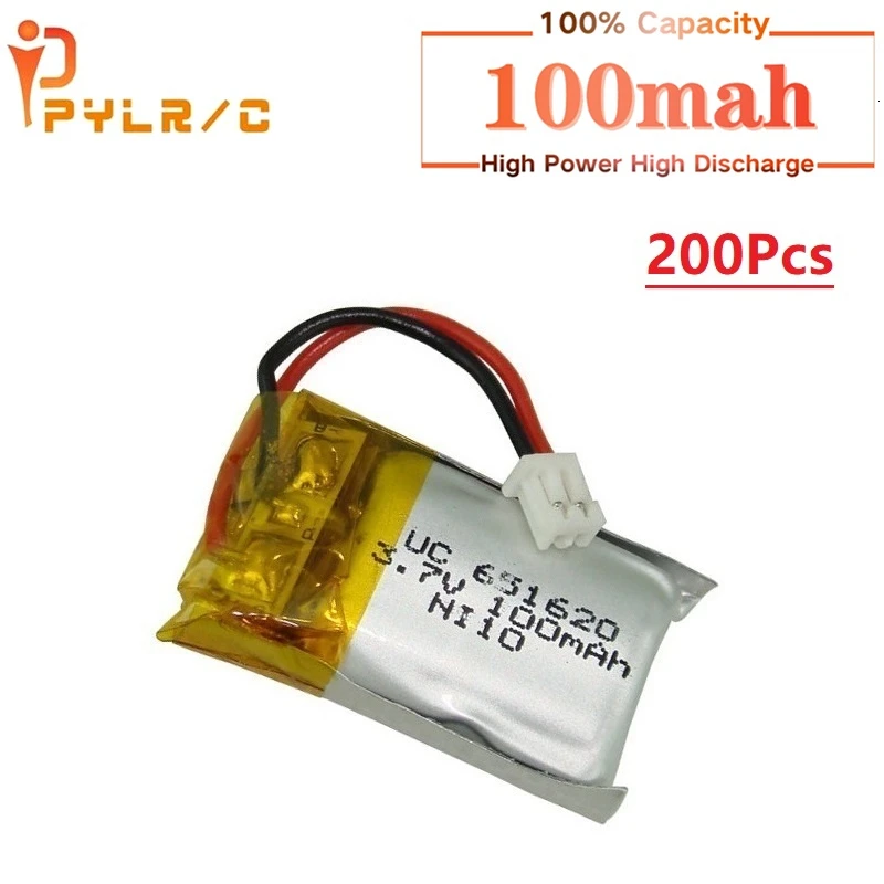 3 7 V 100mAh литий-полимерный Батарея для CX10 CX-10 CX-10A Fq777-124 V272 Q4 запасные части