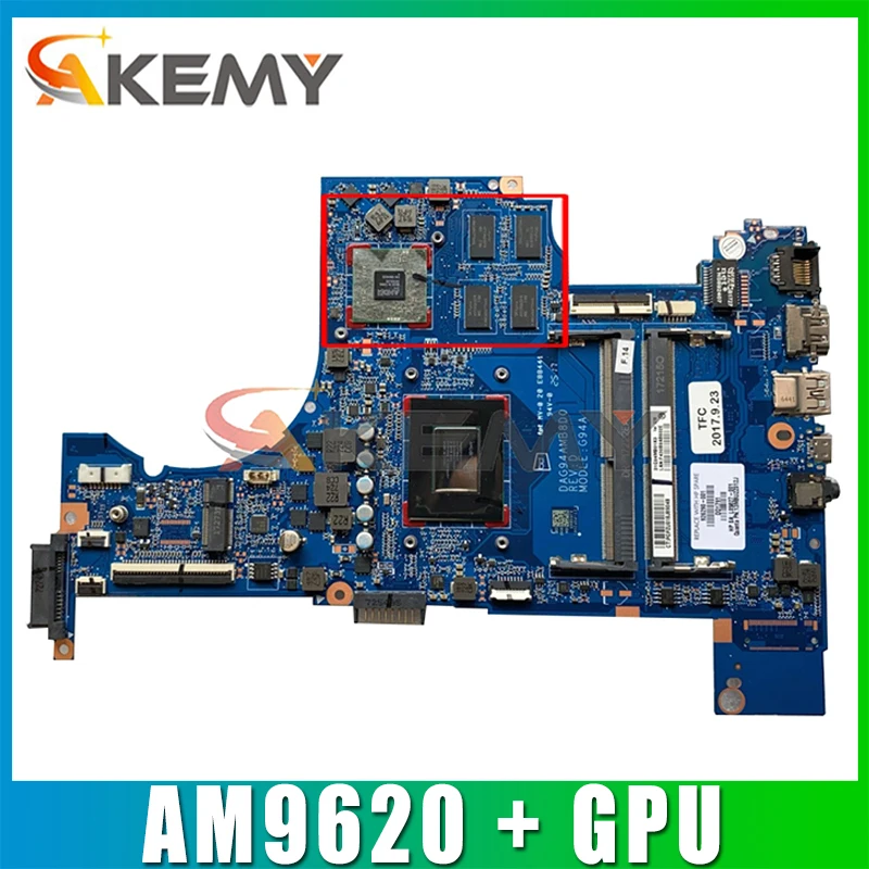 

Akemy Brand New For HP Pavilion 15-CD 15Z-CD Notebook Laptop Motherboard 926290-001 DAG94AMB8D0 AM9620 + GPU Test Ok Fast Ship