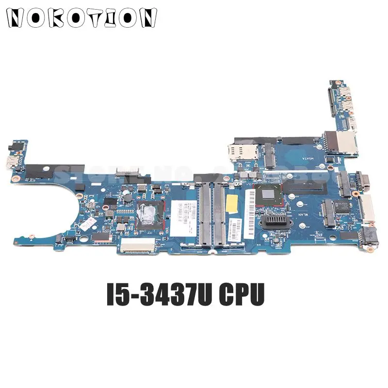 

NOKOTION 717843-601 717843-001 717843-501 FOR HP EliteBook 9470M laptop MotherBoard 6050A2514101-MB-A03 I5-3437U CPU