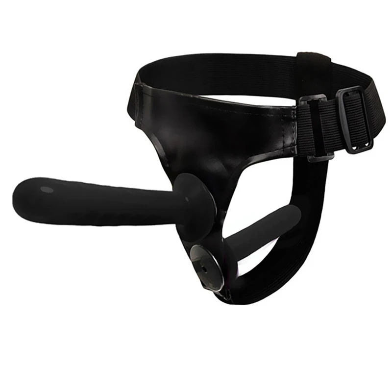 Страпон двойной реалистичный фаллоимитатор анальный ультра эластичный жгут