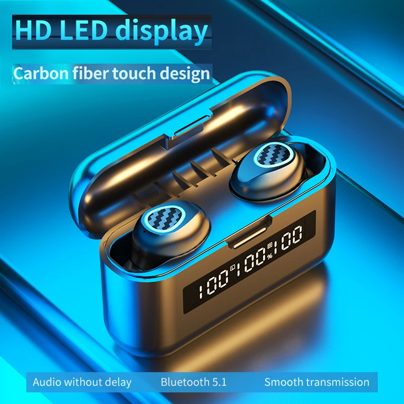 

Headphones For Smartphone New R9 TWS Wireless Bluetooth Headset New In-ear Earbuds Sports Subwoofer Mini HIFI HD Call Earphones