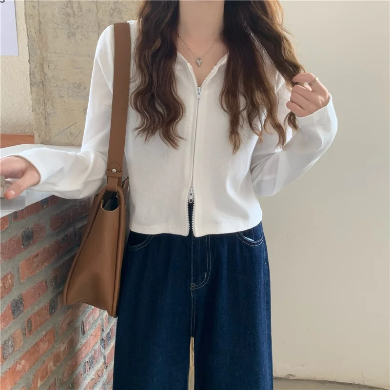 

Футболка женская с капюшоном и длинным рукавом, весна-осень, 2021