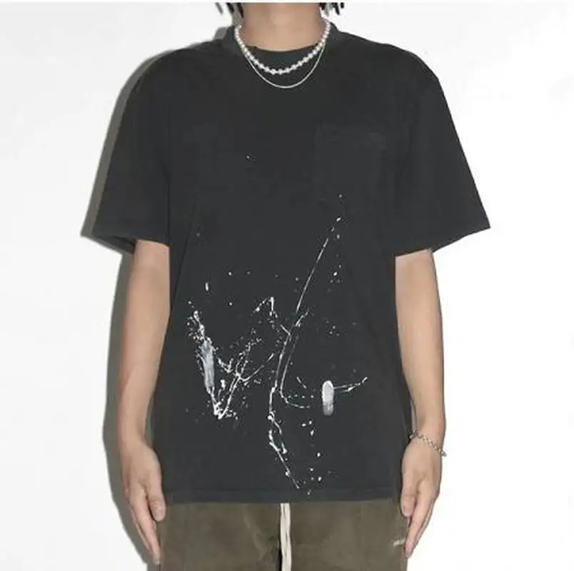 

Футболка для скейтборда для мужчин и женщин, 100% хлопок, 22SS