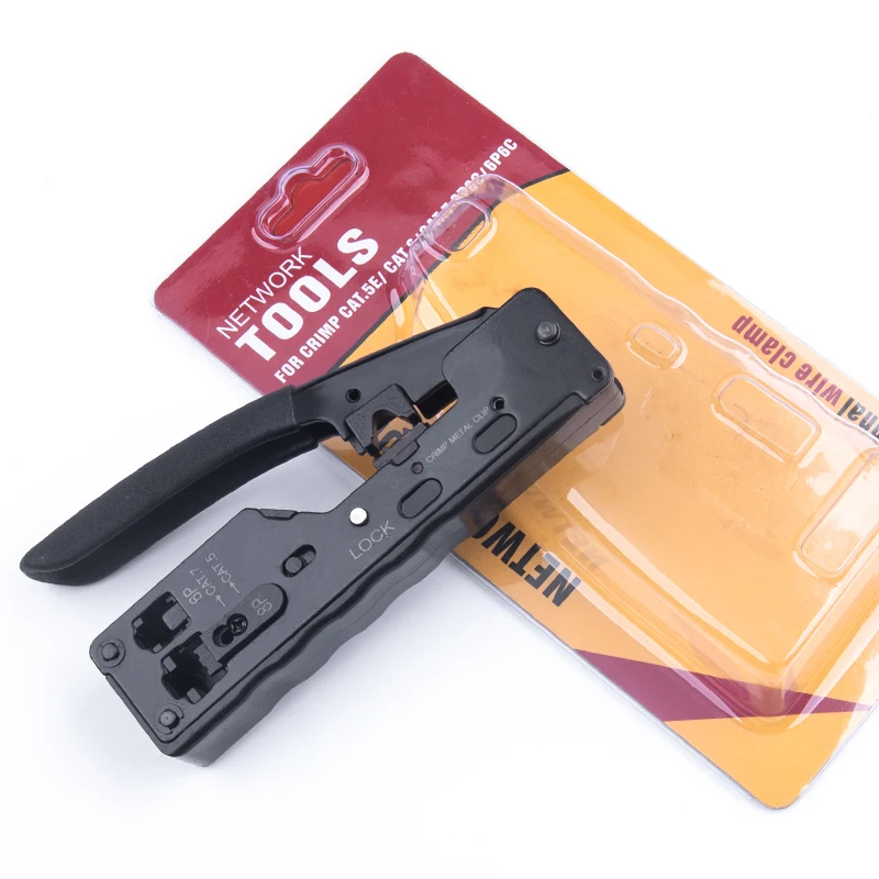 Инструмент для обжима сети и связи модульные Заглушки RJ45/RJ11/RJ12 Cat7/Cat.6A 8P 6P
