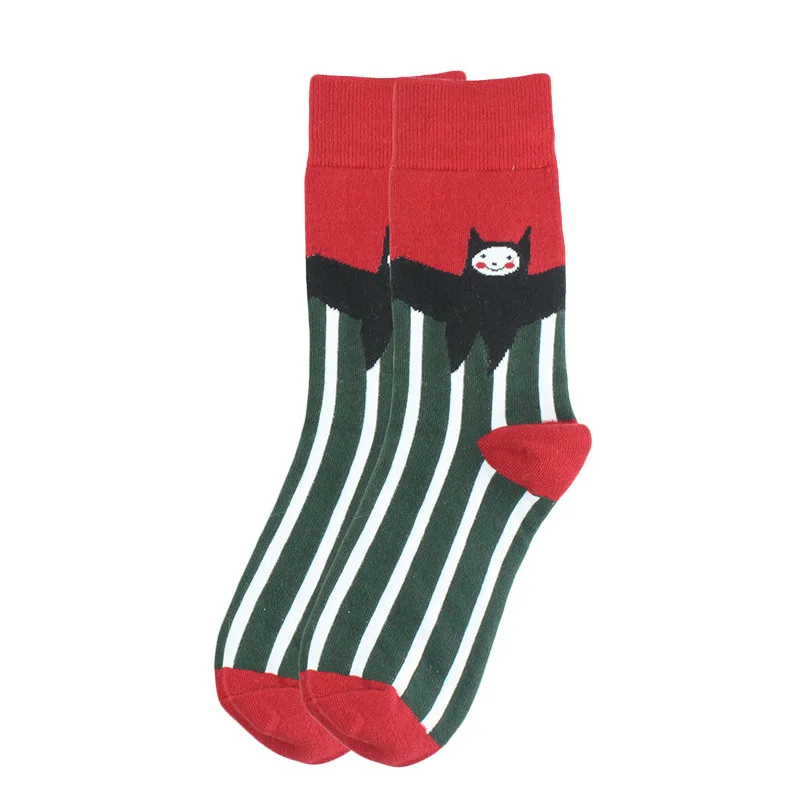 

10 Pairs/lot Women's Cartoon Illustration Personality Korean Trend Men Socks Women Novelty Funny Art Knitted EUR38-42