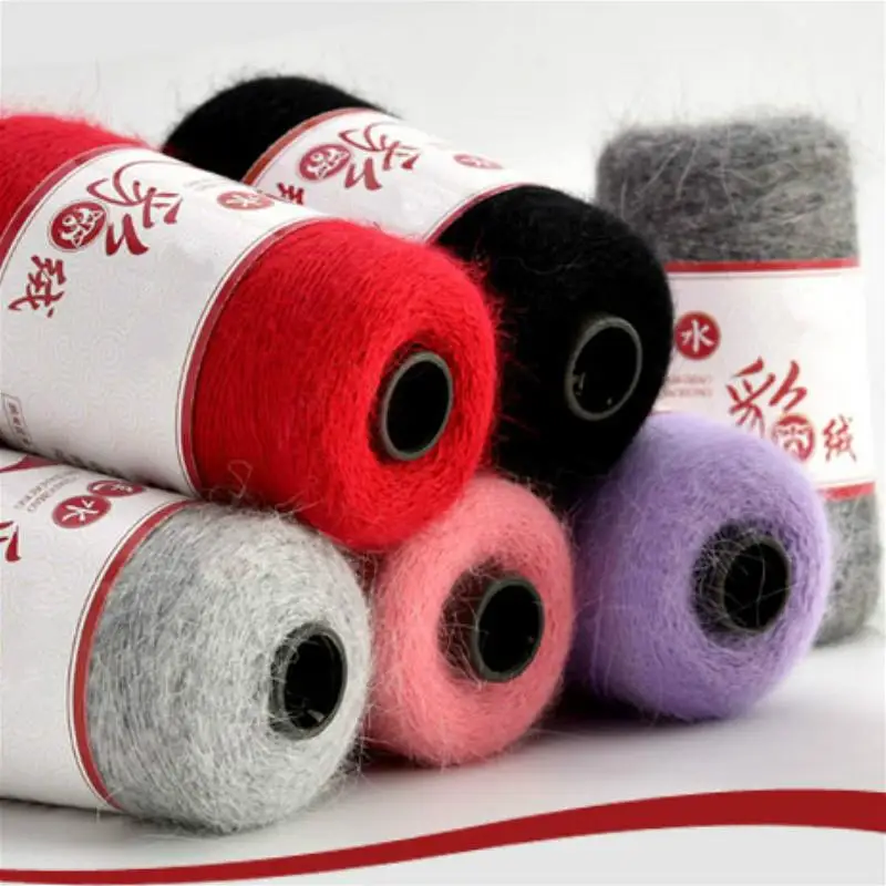 100 + 40 г длинная плюшевая ручная вязка норковая кашемировая пряжа высокое