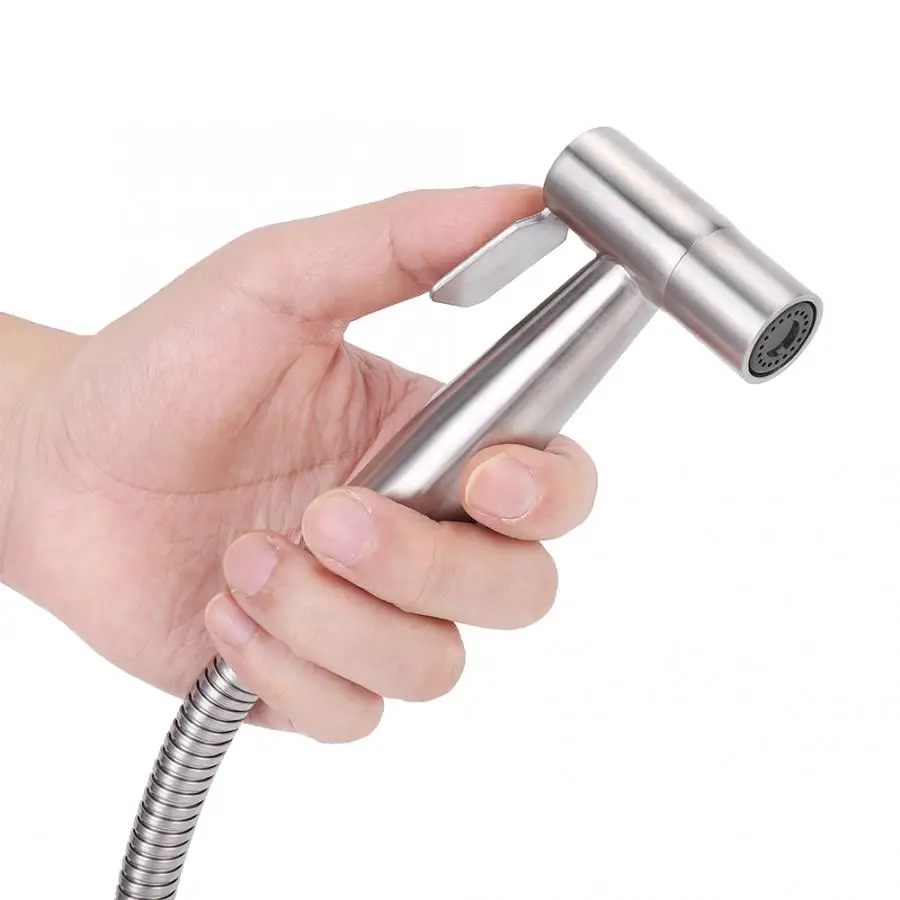 G1/2 Inch Stainless Steel Handheld Bidet Sprayer Valve Hose Cleaning Kit Bathroom Accessories Rust-proof And Durable | Обустройство