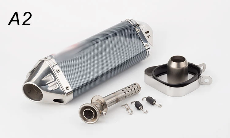 

Univesal Motorcycle Modified Exhaust Pipe Muffler Pipe SV650 GP150 R25 R6 Z400 R3R25 CBR500 K6 K7 GPR150 GSX600