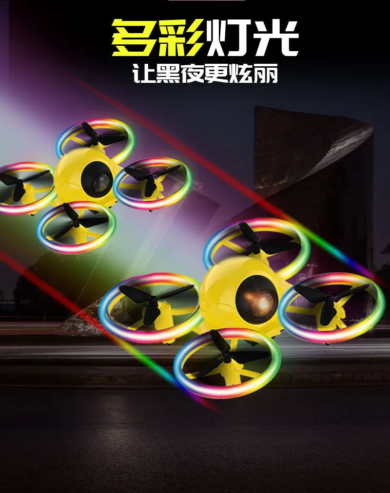 Mini Drone Remote control Quadrocopter RC Helicopter 2.4G Gyro drones With Headless Mode Lights Shine | Игрушки и хобби