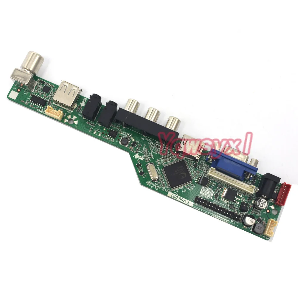 Yqwsyxl комплект для LTN156AT20-H01 LTN156AT20-W01 ТВ + HDMI VGA AV USB светодиодный ЖК-экран контроллер