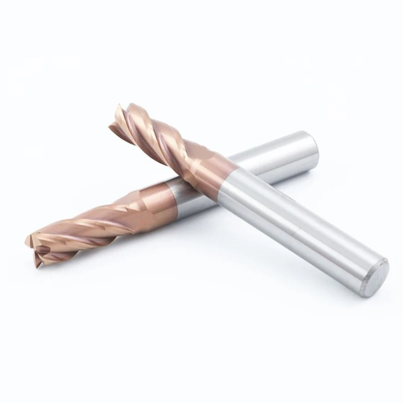 

milling cutter HRC 55 degree two - blade tungsten steel end mill two - edged helical cutter at good price and fast delivery