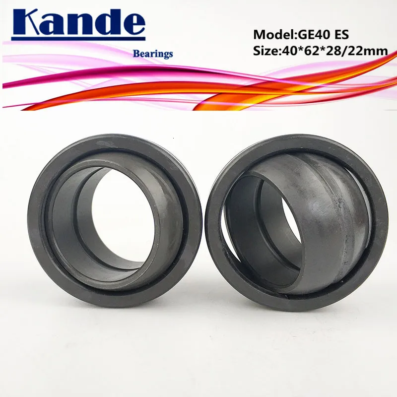 Kande подшипники GE40ES Радиальные сферические подшипники скольжения(оптовые подшипники глаз) 2pcs GE40 ES 40*62*28(22) мм GE40