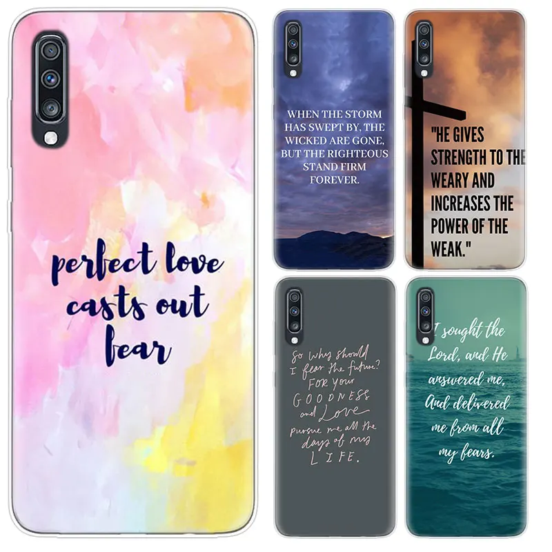 

Bible verse Wallpaper Picture Case For Samsung Galaxy A52 A72 A32 A12 A22 A42 A70S A50S A30S A40S A21S A20S A10S Silicone Cover